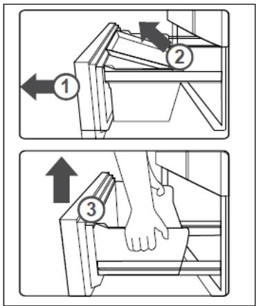 HAIER HFR79F19EFGK - Iznekama apakšējā saldētvas atvilktne - 1