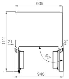 HAIER HFR79F19EFGK - Spazio consigliato - 2