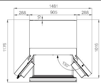 HAIER HFR79F19EFGK - Recomendaciones de espacio - 1