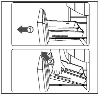 HAIER HFR79F19EFGK - Išimamas viršutinis šaldiklio stalčius - 1