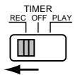 DENON DRM-595 - Procédure d'enregistrement avec temporisateur - 1