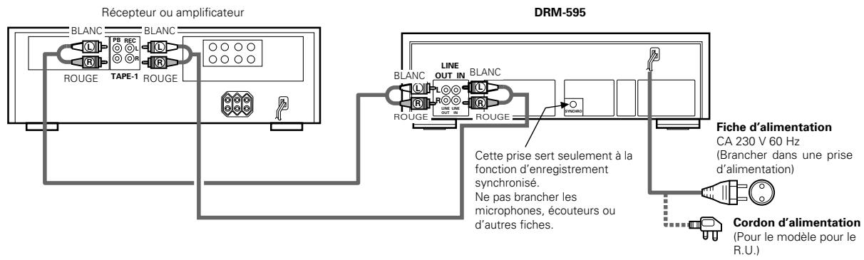 DENON DRM-595 - Connexions - 1
