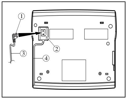 SAGEMCOM PHONEFAX 2620 - RACCORDEMENT DU CORDON SECTEUR - 1