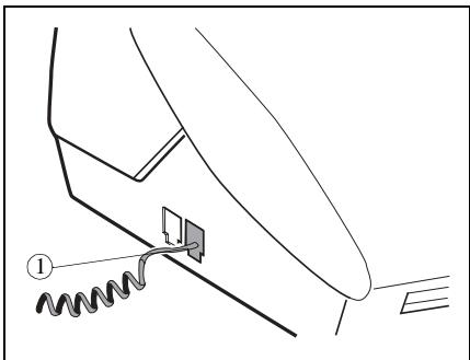 SAGEMCOM PHONEFAX 2620 - RACCORDEMENT DU COMBINE (MODELES AVEC COMBINED) - 1