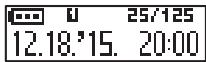 OLYMPUS VP-10 - Écran de l'heure et de la date d'enregistrement (le dossier [recorder] est sélectionné) - 1