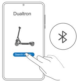 DUALTRON barryMINIMOTORSTROTTINETTEPOP52V14A - Appairez le bluetooth sur l'app - 1