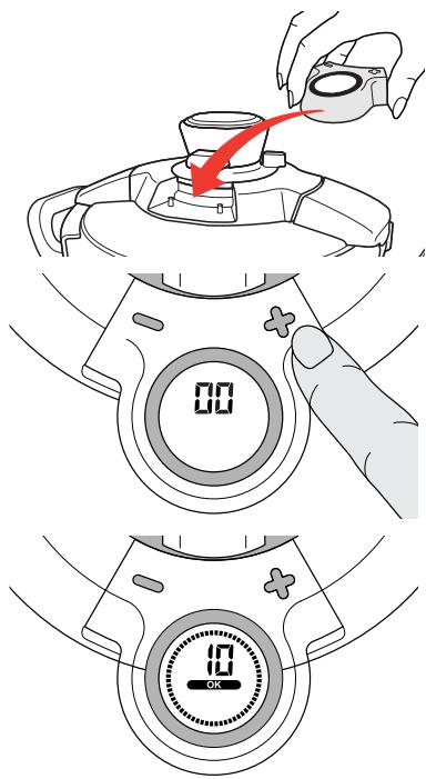 SEB CLIPSO CHRONO 8 L - Pour fixer le module de commande sur le couvercle - 1