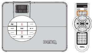 BENQ W1100 - Correction trapèze - 1
