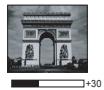 BENQ W1100 - Ajustement de luminosité - 1