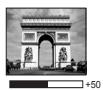 BENQ W1100 - Ajustement de luminosité - 2