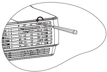BENQ W1100 - Remplacement de la lampe - 2