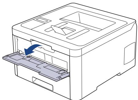 BROTHER NC - Charger et imprimer du papier à partir de la fente d'alimentation manuelle - 2