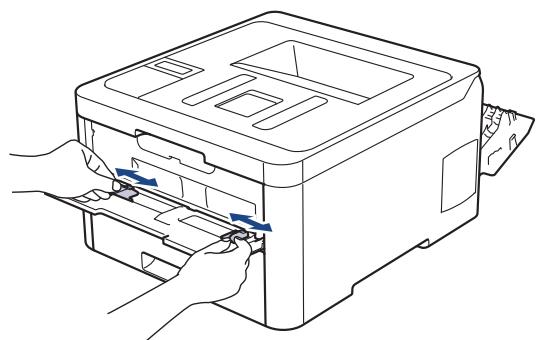 BROTHER NC - Charger et imprimer des étiquettes à partir de la fente d'alimentation manuelle - 4
