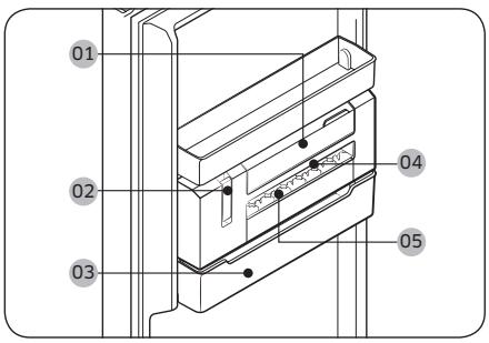SAMSUNG RZ32M7125WW - Machine à glaçons fine (modèles applicables uniquement) - 1