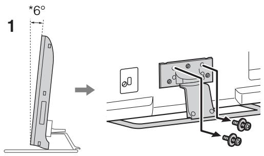 SONY KDL 32HX750 - Réglage de l'angle (inclinaison) - 1