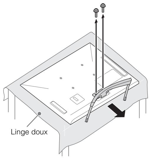 SONY KDL 32HX750 - Démontage du support de table du téléviseur - 2