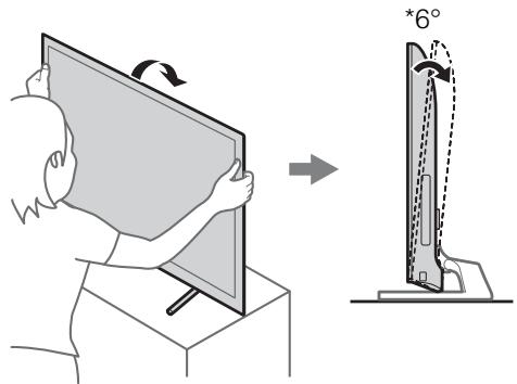 SONY KDL 32HX750 - Réglage de l'angle (inclinaison) - 3
