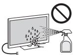 SONY KDL 32HX750 - Traitement et nettoyage du boîtier et de la surface de l'écran du téléviseur - 1