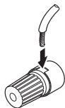KENWOOD K-511 USB - Comment raccorder chaque cordon d'enceinte - 6
