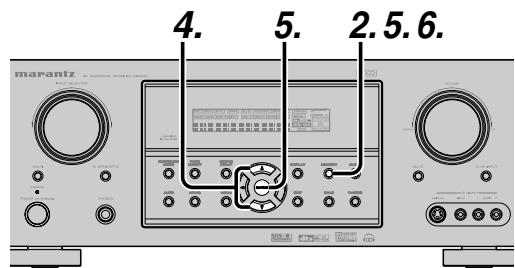 MARANTZ WEAVE ZR6001+ ZC4001 - SAISIE du nom des stations préréselectionnées - 1