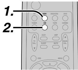 MARANTZ WEAVE ZR6001+ ZC4001 - Enregistrement de la vidéo d'une source et de l'audio d'une autre source - 1