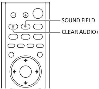 SONY HTCT790 - Réglage de l'effet sonore personnelisé pour différentes sources sonores (SOUND FIELD) - 1
