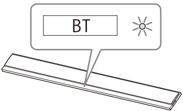 SONY HTCT790 - Appuyez sur pairing. - 1