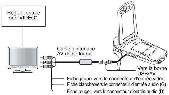 SANYO CS1 ROSE + SD4GO - Connexion à une entrée vidéo - 1