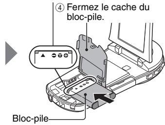SANYO CS1 ROSE + SD4GO - Installation du bloc-pile - 2