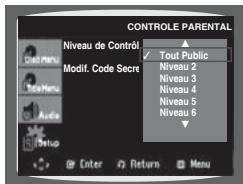 SAMSUNG RTS-HE10 - CONFIGURATION (NIVEAU DE CLASSIFICATION) - 2