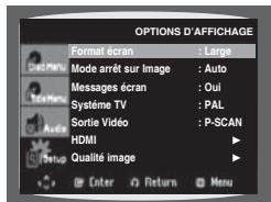 SAMSUNG RTS-HE10 - CONFIGURATION DU TYPE D'ÉCRAN DU TÉLÉVISEUR - 2