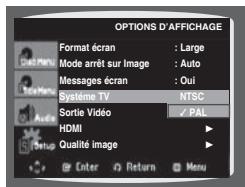 SAMSUNG RTS-HE10 - MESSAGE ÉCRAN (SCREEN MESSAGES) - 1