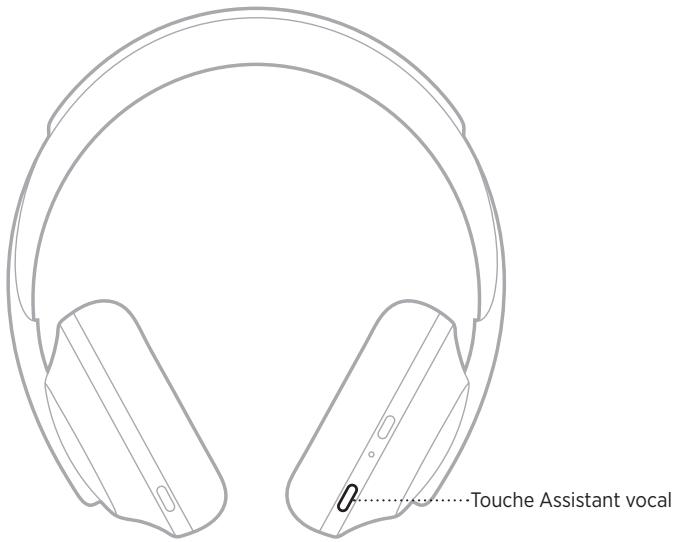 BOSE HP 700 - Utilisation de la touche Assistant vocal - 1