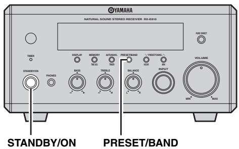 YAMAHA E-810 - Pour changer le pas en fréquence (modèles pour l'asie et taiwan seulement) - 1