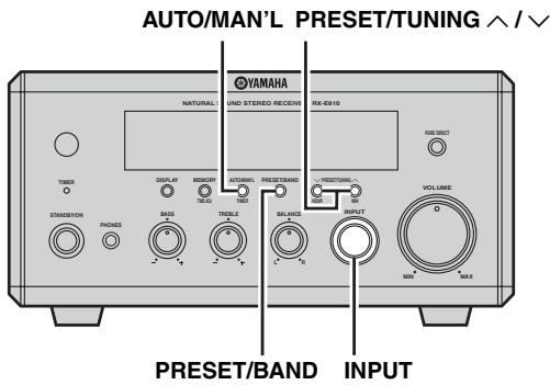 YAMAHA E-810 - Syntonisation automatique - 1