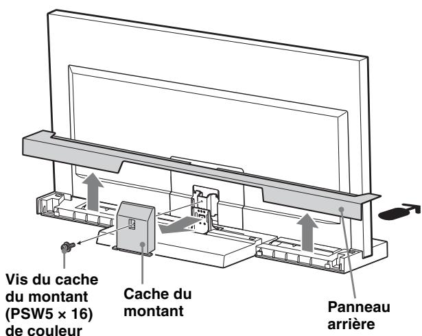 SONY SU 46 NX1 MONOLITHE - Détachez le couvercle arrêté et le couvercle du pied. - 1