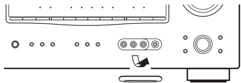 DENON AVR 1509 - Panneau avant - 2