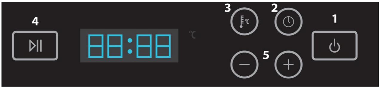 CASO 1306 SV900 - Panneau de commande - 1