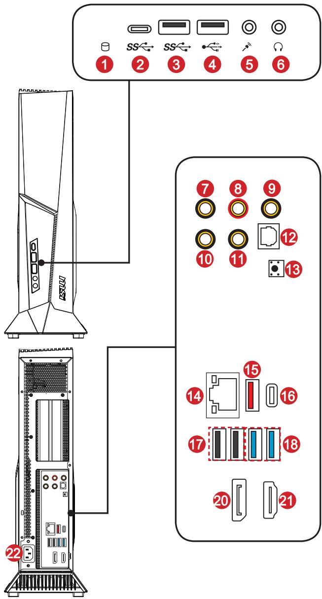 MSI TRIDENTX10SF-1228FR - Vue d'ensemble du système - 1