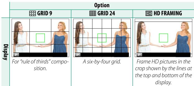 FUJIFILM X-S10 - FRAMING GUIDELINE - 1