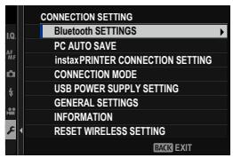 FUJIFILM X-S10 - CONNECTION SETTING - 1