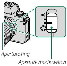 FUJIFILM X-S10 - The Aperture Mode Switch - 1