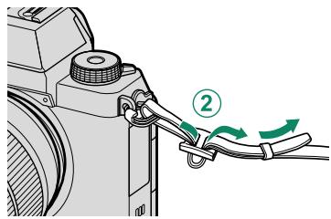 FUJIFILM X-S10 - Attaching the Strap - 2