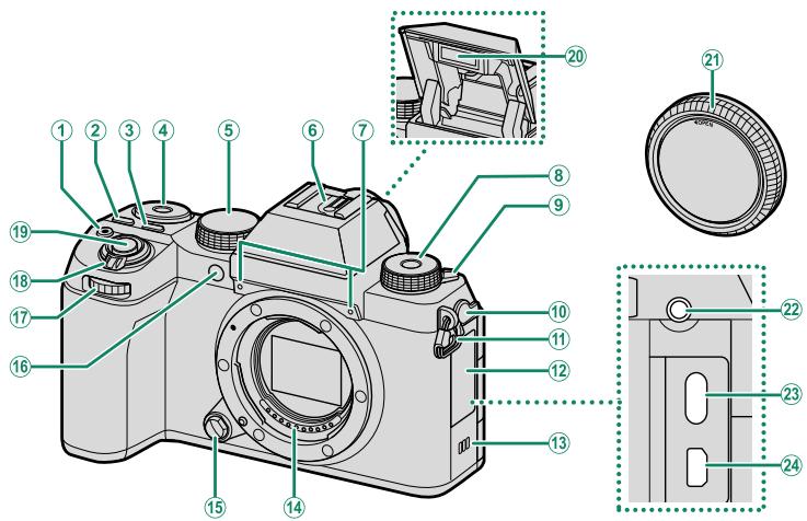 FUJIFILM X-S10 - Parts of the Camera - 1