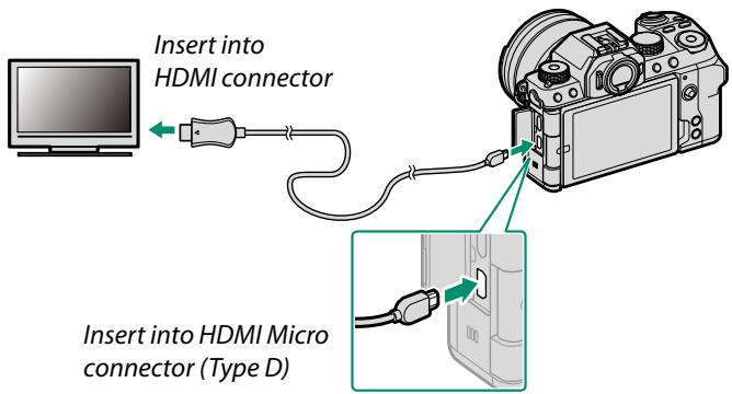 FUJIFILM X-S10 - Connecting to HDMI Devices - 1