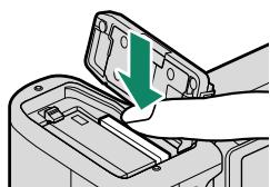 FUJIFILM X-S10 - -Removing Memory Cards - 1