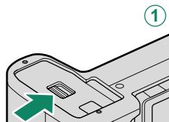 FUJIFILM X-S10 - Inserting the Battery and a Memory Card - 1
