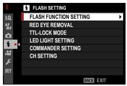 FUJIFILM X-S10 - FLASH SETTING (Still Photography) - 1