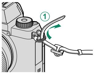 FUJIFILM X-S10 - Attaching the Strap - 1