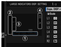 FUJIFILM X-S10 - LARGE INDICATORS DISP. SETTING - 1